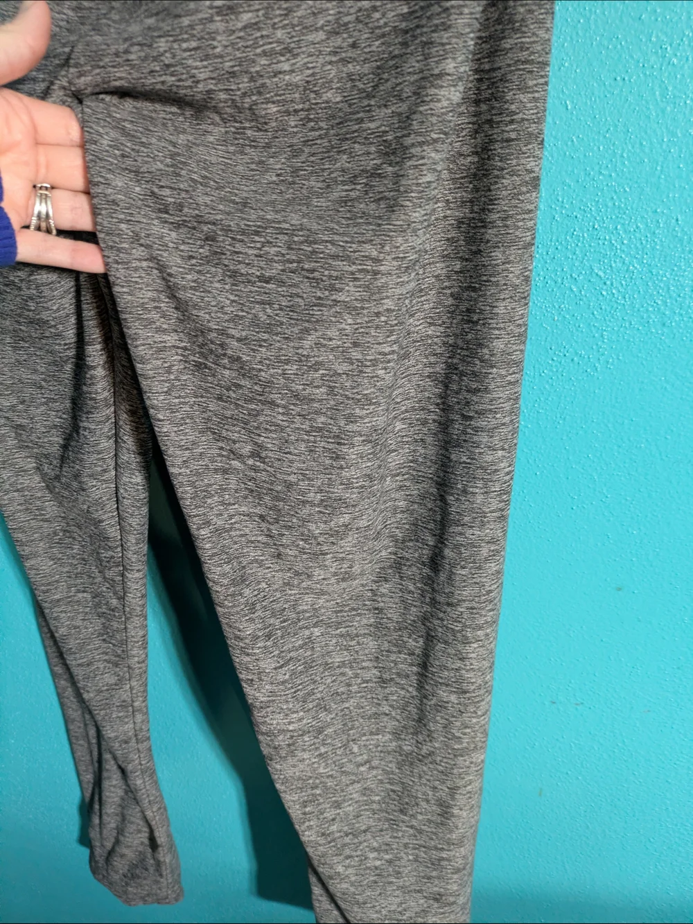 No‎ Boundaries Gray Heather Stretch Leggings